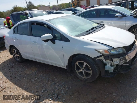 2015 Honda Civic Sedan SE with VIN 2HGFB2F70FH565147, listed as a IAAI auction lot 41922144 with 76,711 mi miles. Bid and sale history available at carsss.com. Image 1.