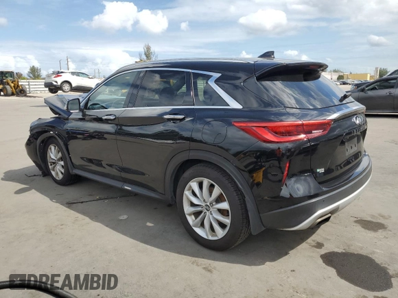 2019 Infiniti QX50 LUXE with VIN 3PCAJ5M16KF117748, listed as a Copart auction lot 52475865 with 95,620 mi miles and Non Repairable. Bid and sale history available at carsss.com. Image 2.