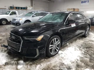 2019 Audi A6 Prestige with VIN WAUM2AF23KN059993, listed as a Copart auction lot 39192614 with 35,125 mi miles and Salvage Title. Bid and sale history available at carsss.com. Image 1.