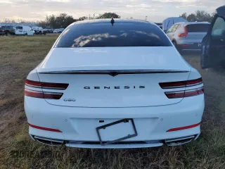 2023 Genesis G80 2.5T with VIN KMTGB4SC1PU150792, listed as a Copart auction lot 74709684 with 0 mi miles and Non Repairable. Bid and sale history available at carsss.com. Image 6.
