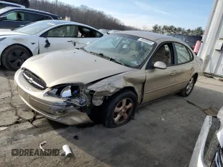 2001 Ford Taurus SES with VIN 1FAFP55UX1G173344, listed as a Copart auction lot 86488054 with 105,043 mi miles and Salvage Title. Bid and sale history available at carsss.com. Image 1.