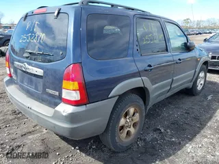 2002 Mazda Tribute LX with VIN 4F2YU08192KM28158, listed as a IAAI auction lot 41832036 with 999,999 mi miles. Bid and sale history available at carsss.com. Image 4.