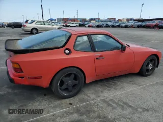 1985 Porsche 944 with VIN WP0AA0942FN454415, listed as a Copart auction lot 51178705 with 106,725 mi miles and Clean Title. Bid and sale history available at carsss.com. Image 3.