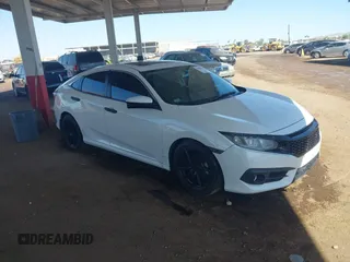 2017 Honda Civic EX-T with VIN 19XFC1F3XHE008442, listed as a IAAI auction lot 42004598 with 187,250 mi miles. Bid and sale history available at carsss.com. Image 1.