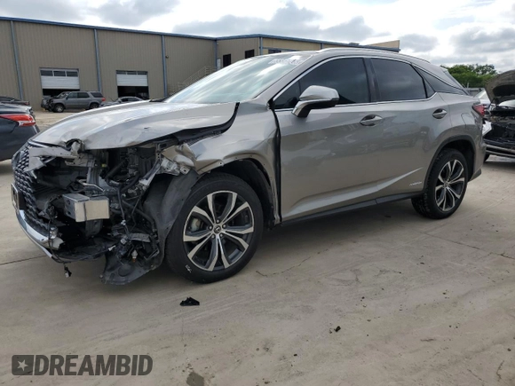 2020 Lexus RX 450h with VIN 2T2HGMDA0LC055045, listed as a Copart auction lot 55824265 with 32,378 mi miles and Salvage title. Bid and sale history available at DreamBid. Image 1.