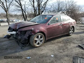 2012 Acura TSX with VIN JH4CU2F45CC006899, listed as a Copart auction lot 45883265 with 154,490 mi miles and Salvage Title. Bid and sale history available at carsss.com. Image 1.
