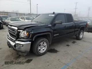 2019 GMC Sierra 1500 Limited SLE with VIN 2GTV2MEC3K1167227, listed as a Copart auction lot 78046274 with 96,931 mi miles and Salvage Title. Bid and sale history available at carsss.com. Image 1.