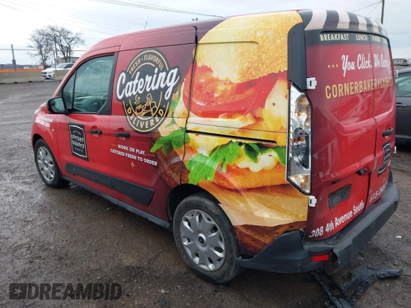 2018 Ford Transit Connect XLT z VIN NM0LS6F71J1349045, wystawiony jako IAAI lot #41465127 z przebiegiem 22 576 mil mil oraz . Historia ofert i sprzedaży dostępna na DreamBid. Obrazek 3.