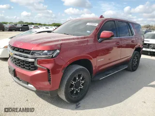 2021 Chevrolet Tahoe LS with VIN 1GNSCMKD7MR237939, listed as a Copart auction lot 71068894 with 0 mi miles and Salvage Title. Bid and sale history available at carsss.com. Image 1.
