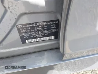 2014 Hyundai Sonata Limited with VIN 5NPEC4AB2EH943005, listed as a IAAI auction lot 41951991 with 176,380 mi miles and . Bid and sale history available at DreamBid. Image 9.