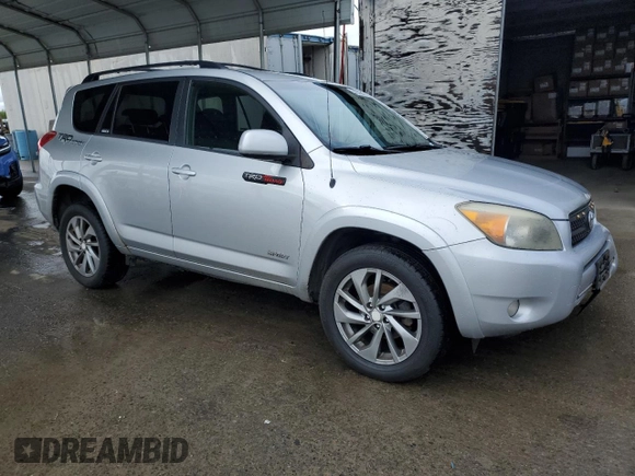 2007 Toyota RAV4 Sport with VIN JTMBK32V075024373, listed as a Copart auction lot 49348845 with 167,587 mi miles and Salvage Title. Bid and sale history available at carsss.com. Image 4.