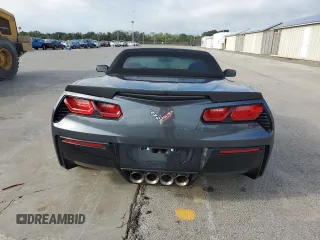 2014 Chevrolet Corvette Z51 3LT z VIN 1G1YM3D77E5125967, wystawiony jako Copart lot #74243324 z przebiegiem Nie podano mil oraz Szkoda całkowita • Salvage title. Historia ofert i sprzedaży dostępna na DreamBid. Obrazek 6.