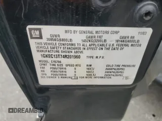2004 GMC Yukon SLT with VIN 1GKEC13T74R201960, listed as a Copart auction lot 76591114 with 158,498 mi miles and Salvage Title. Bid and sale history available at carsss.com. Image 13.
