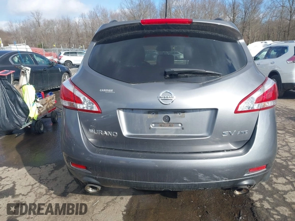 2014 Nissan Murano S with VIN JN8AZ1MW4EW514506, listed as a IAAI auction lot 41423337 with 127,981 mi miles and . Bid and sale history available at DreamBid. Image 17.