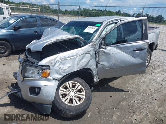 2019 GMC Canyon 2WD SLE with VIN 1GTG5CEN7K1272175, listed as a IAAI auction lot 39595139 with 1 mi miles. Bid and sale history available at carsss.com. Image 16.