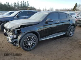 2021 Mercedes-Benz GLC with VIN W1N0J8EBXMF920851, listed as a Copart auction lot 46797725 with 88,523 mi miles and Salvage Title. Bid and sale history available at carsss.com. Image 1.