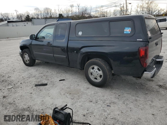 2008 Chevrolet Colorado LS with VIN 1GCCS19E688179377, listed as a Copart auction lot 82882334 with 124,583 mi miles and Salvage Title. Bid and sale history available at carsss.com. Image 2.