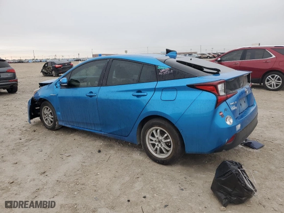 2022 Toyota Prius L Eco with VIN JTDKAMFU7N3170756, listed as a Copart auction lot 41975255 with 94,798 mi miles and Non Repairable. Bid and sale history available at carsss.com. Image 2.