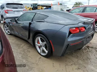 2014 Chevrolet Corvette 1LT with VIN 1G1YB2D74E5116031, listed as a Copart auction lot 74008254 with Not provided miles and Non repairable. Bid and sale history available at DreamBid. Image 2.