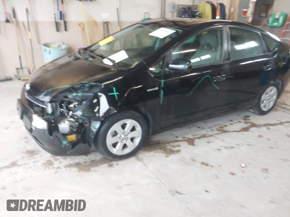2009 Toyota Prius with VIN JTDKB20U993491553, listed as a IAAI auction lot 42103083 with 166,562 mi miles. Bid and sale history available at carsss.com. Image 2.