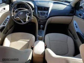 2015 Hyundai Accent GLS with VIN KMHCT4AEXFU929616, listed as a Copart auction lot 47487095 with 107,293 mi miles and Clean Title. Bid and sale history available at carsss.com. Image 8.