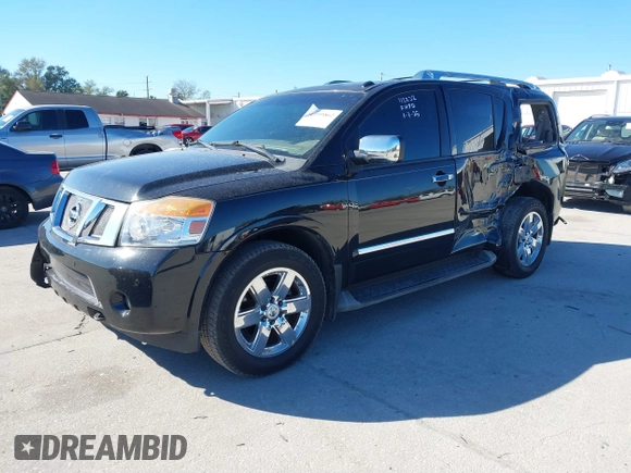 2011 Nissan Armada SV with VIN 5N1BA0ND7BN606270, listed as a IAAI auction lot 41599862 with 110,399 mi miles and . Bid and sale history available at DreamBid. Image 17.