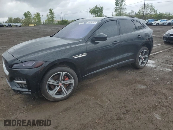 2017 Jaguar F-Pace 35t R-Sport with VIN SADCL2BV5HA051397, listed as a Copart auction lot 58474195 with 139,756 mi miles and Clean title. Bid and sale history available at DreamBid. Image 1.