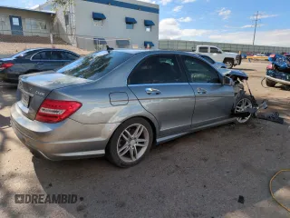 2012 Mercedes-Benz C 300 Sport with VIN WDDGF8BB5CA660243, listed as a Copart auction lot 59394845 with 176,880 mi miles and Salvage title. Bid and sale history available at DreamBid. Image 3.
