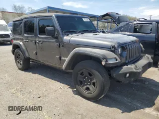 2018 Jeep Wrangler Unlimited Sport z VIN 1C4HJXDG3JW281306, wystawiony jako Copart lot #55326295 z przebiegiem 106 629 mil mil oraz Szkoda całkowita • Salvage title. Historia ofert i sprzedaży dostępna na DreamBid. Obrazek 4.