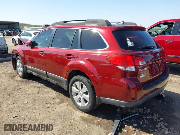 2011 Subaru Outback 2.5i Limited Pwr Moon with VIN 4S4BRCKCXB3432647, listed as a IAAI auction lot 42006232 with 167,235 mi miles. Bid and sale history available at carsss.com. Image 3.