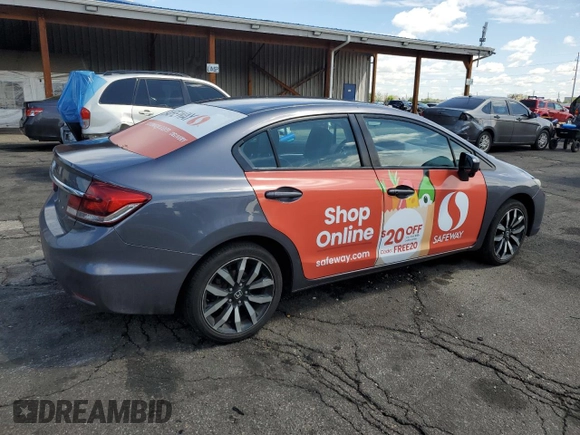 2015 Honda Civic EX-L z VIN 2HGFB2F94FH542794, wystawiony jako Copart lot #55478245 z przebiegiem 149 903 mil mil oraz Szkoda całkowita • Salvage title. Historia ofert i sprzedaży dostępna na DreamBid. Obrazek 3.