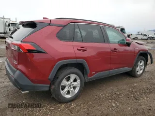 2021 Toyota RAV4 Hybrid XLE with VIN 4T3RWRFV8MU043385, listed as a Copart auction lot 84868154 with 93,650 mi miles and Salvage Title. Bid and sale history available at carsss.com. Image 3.