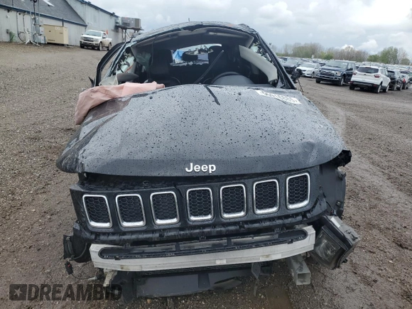2019 Jeep Compass Latitude with VIN 3C4NJDBB6KT641300, listed as a Copart auction lot 55918885 with 96,965 mi miles and Clean title. Bid and sale history available at DreamBid. Image 5.