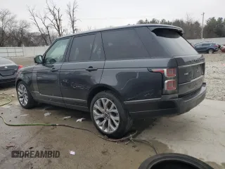 2019 Land Rover Range Rover HSE with VIN SALGS2SV8KA539212, listed as a Copart auction lot 52172195 with 75,349 mi miles and Clean Title. Bid and sale history available at DreamBid. Image 2.