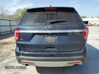 2017 Ford Explorer XLT with VIN 1FM5K7D81HGD39924, listed as a Copart auction lot 49189455 with 145,920 mi miles and Salvage Title. Bid and sale history available at DreamBid. Image 6.