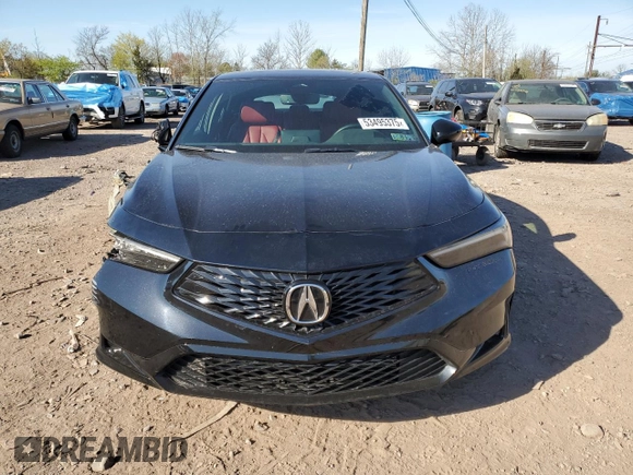 2024 Acura Integra w/A-Spec Package with VIN 19UDE4H30RA009850, listed as a Copart auction lot 53495375 with 9,036 mi miles and Salvage title. Bid and sale history available at DreamBid. Image 5.