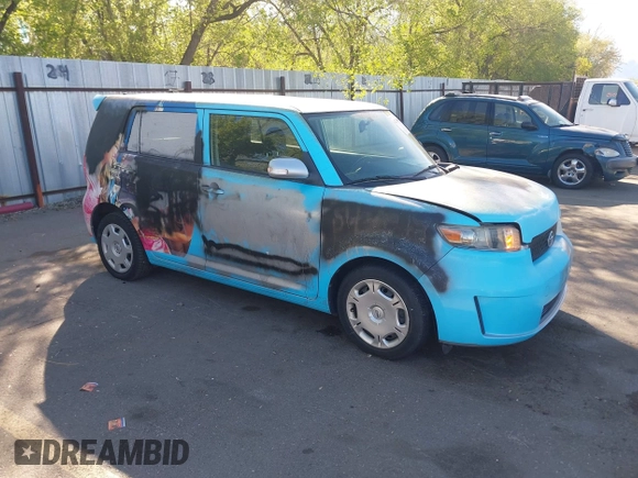 2008 Scion xB with VIN JTLKE50E381009787, listed as a IAAI auction lot 42140006 with 133,106 mi miles. Bid and sale history available at carsss.com. Image 1.