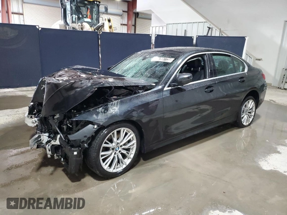 2024 BMW 3 Series 330i xDrive with VIN 3MW89FF06R8E67376, listed as a Copart auction lot 47597735 with 0 mi miles and Salvage Title. Bid and sale history available at carsss.com. Image 1.