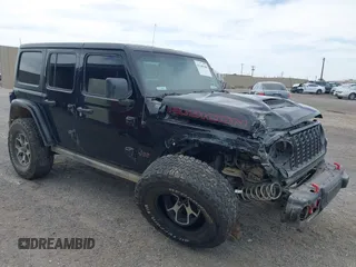 2022 Jeep Wrangler Unlimited Rubicon z VIN 1C4HJXFN2NW134024, wystawiony jako IAAI lot #42248188 z przebiegiem 41 899 mil mil oraz . Historia ofert i sprzedaży dostępna na DreamBid. Obrazek 1.