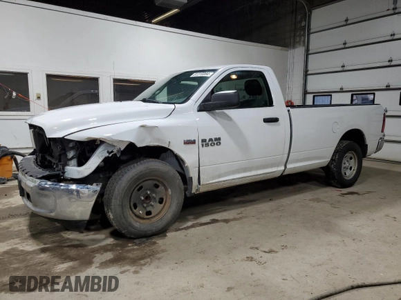 2017 Ram 1500 Tradesman z VIN 3C6JR6DT1HG675260, wystawiony jako Copart lot #81316994 z przebiegiem 179 886 mil mil oraz Szkoda całkowita • Salvage title. Historia ofert i sprzedaży dostępna na DreamBid. Obrazek 1.