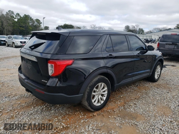 2021 Ford Explorer with VIN 1FMSK8BB2MGA19321, listed as a Copart auction lot 46661495 with 30,861 mi miles and Non Repairable. Bid and sale history available at carsss.com. Image 3.