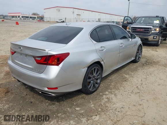 2013 Lexus GS 350 with VIN JTHCE1BL4D5017127, listed as a IAAI auction lot 41693967 with 152,345 mi miles. Bid and sale history available at carsss.com. Image 4.