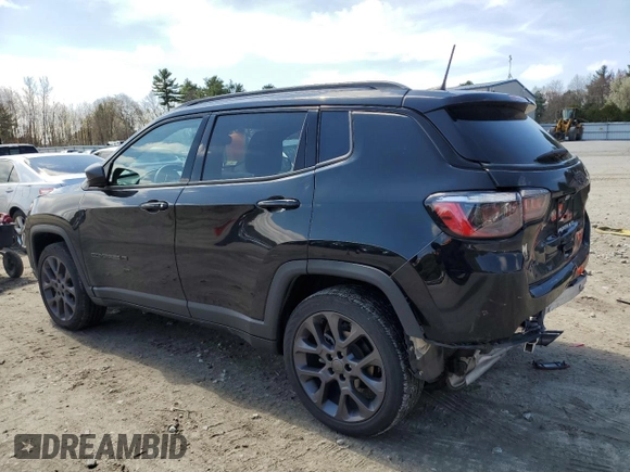 2021 Jeep Compass 80th Anniversary z VIN 3C4NJDEB2MT570661, wystawiony jako Copart lot #53956575 z przebiegiem 32 593 mil mil oraz Szkoda całkowita • Salvage title. Historia ofert i sprzedaży dostępna na DreamBid. Obrazek 2.