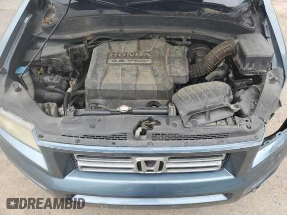 2007 Honda Ridgeline RT with VIN 2HJYK16297H528598, listed as a Copart auction lot 57269505 with 266,820 mi miles and Salvage title. Bid and sale history available at DreamBid. Image 11.