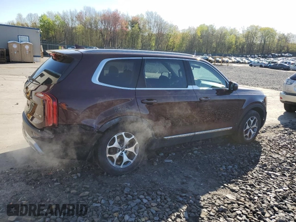 2020 Kia Telluride EX with VIN 5XYP3DHC9LG032973, listed as a Copart auction lot 54496785 with 85,188 mi miles and Salvage title. Bid and sale history available at DreamBid. Image 3.