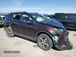 2018 Toyota RAV4 XLE with VIN 2T3RFREV3JW780944, listed as a Copart auction lot 48251255 with Not Provided miles and Salvage Title. Bid and sale history available at DreamBid. Image 4.