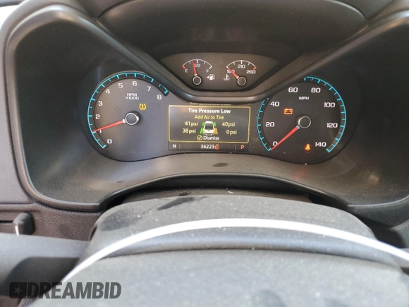 2022 Chevrolet Colorado 4WD Z71 with VIN 1GCGTDENXN1273532, listed as a Copart auction lot 57910055 with 36,223 mi miles and Salvage title. Bid and sale history available at DreamBid. Image 9.