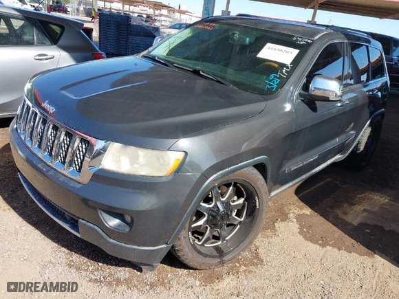 2011 Jeep Grand Cherokee Overland with VIN 1J4RR6GT1BC541506, listed as a IAAI auction lot 41850203 with 177,287 mi miles. Bid and sale history available at carsss.com. Image 2.