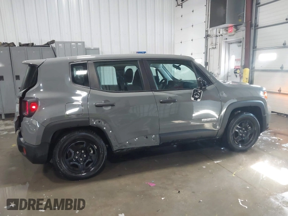 2020 Jeep Renegade Sport with VIN ZACNJAAB8LPL19375, listed as a IAAI auction lot 41233560 with 17,248 mi miles and . Bid and sale history available at carsss.com. Image 13.