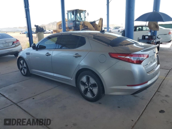 2013 Kia Optima Hybrid LX with VIN KNAGM4AD4D5043077, listed as a Copart auction lot 67615714 with 163,925 mi miles and Salvage Title. Bid and sale history available at carsss.com. Image 2.